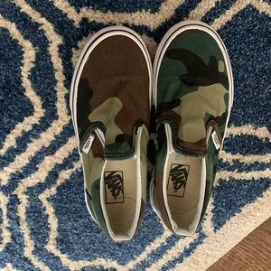 Kids Camo Vans